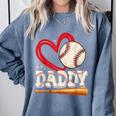 Baseball Daddy Baseball Heart Family Matching Comfort Colors Sweatshirt Denim Baseball Daddy Baseball Heart Family Matching Comfort Colors Sweatshirt Denim