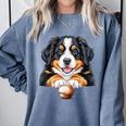 Baseball Dog Men & Women Comfort Colors Sweatshirt Denim Baseball Dog Men & Women Comfort Colors Sweatshirt Denim