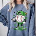 Baseball Drip For Boys Ice Cream Drip Baseball Player Comfort Colors Sweatshirt Denim Baseball Drip For Boys Ice Cream Drip Baseball Player Comfort Colors Sweatshirt Denim