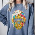 Baseball Drip For Boys Ice Cream Drip Youth Boys Catcher's Comfort Colors Sweatshirt Denim Baseball Drip For Boys Ice Cream Drip Youth Boys Catcher's Comfort Colors Sweatshirt Denim