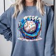 Baseball Drip For Boys Ice Cream Drip Youth Baseball Boys Comfort Colors Sweatshirt Denim Baseball Drip For Boys Ice Cream Drip Youth Baseball Boys Comfort Colors Sweatshirt Denim