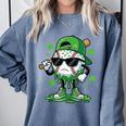 Baseball Drip Ice Cream Shamrock Kids Boy St Patrick’s Day Comfort Colors Sweatshirt Denim Baseball Drip Ice Cream Shamrock Kids Boy St Patrick’s Day Comfort Colors Sweatshirt Denim