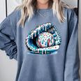 Baseball Drip Ice Cream Sprinkles Baseball Glove Premium Tri-Blend Comfort Colors Sweatshirt Denim Baseball Drip Ice Cream Sprinkles Baseball Glove Premium Tri-Blend Comfort Colors Sweatshirt Denim