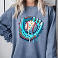 Baseball Drip Ice Cream Sprinkles Baseball Player Premium Tri-Blend Comfort Colors Sweatshirt Denim Baseball Drip Ice Cream Sprinkles Baseball Player Premium Tri-Blend Comfort Colors Sweatshirt Denim