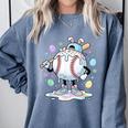 Baseball Drip Icecream Apparel Youth Boy Easter Comfort Colors Sweatshirt Denim Baseball Drip Icecream Apparel Youth Boy Easter Comfort Colors Sweatshirt Denim