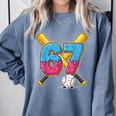 Baseball Drip Number 67 Player 67th Birthday Meme Gen Alpha Comfort Colors Sweatshirt Denim Baseball Drip Number 67 Player 67th Birthday Meme Gen Alpha Comfort Colors Sweatshirt Denim