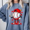 Baseball Drip Valentines Comfort Colors Sweatshirt Denim Baseball Drip Valentines Comfort Colors Sweatshirt Denim