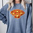 Baseball Dripping Waffle Field Comfort Colors Sweatshirt Denim Baseball Dripping Waffle Field Comfort Colors Sweatshirt Denim
