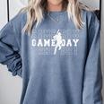 Baseball Game Day Team Sport Player Coach Batter Family Fans Comfort Colors Sweatshirt Denim