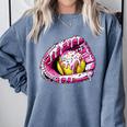 Baseball Glove Drip Shirt Ice Cream Dripping Girls Pocket Premium Comfort Colors Sweatshirt Denim Baseball Glove Drip Shirt Ice Cream Dripping Girls Pocket Premium Comfort Colors Sweatshirt Denim