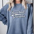 Baseball Grandma Graphic Comfort Colors Sweatshirt Denim Baseball Grandma Graphic Comfort Colors Sweatshirt Denim