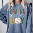 Baseball Granna Of The Birthday Boy Family Matching Comfort Colors Sweatshirt Denim Baseball Granna Of The Birthday Boy Family Matching Comfort Colors Sweatshirt Denim