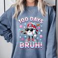 Baseball Ice Cram Drip 100 Days Of School 100th Boys Youth Comfort Colors Sweatshirt Denim Baseball Ice Cram Drip 100 Days Of School 100th Boys Youth Comfort Colors Sweatshirt Denim