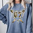 Baseball Ice Cream Drip 67 Camo Six Seven Meme Comfort Colors Sweatshirt Denim Baseball Ice Cream Drip 67 Camo Six Seven Meme Comfort Colors Sweatshirt Denim