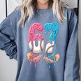 Baseball Ice Cream Drip 67 Hands Six Seven Boys Comfort Colors Sweatshirt Denim