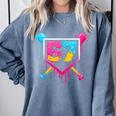 Baseball Ice Cream Drip 67 Meme Six Seven 67th Birthday Comfort Colors Sweatshirt Denim Baseball Ice Cream Drip 67 Meme Six Seven 67th Birthday Comfort Colors Sweatshirt Denim