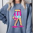 Baseball Ice Cream Drip Boys Glove Sprinkles Baseball Lover Comfort Colors Sweatshirt Denim Baseball Ice Cream Drip Boys Glove Sprinkles Baseball Lover Comfort Colors Sweatshirt Denim