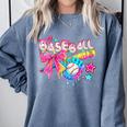 Baseball Ice Cream Drip Coquette Women Girls Mom Mama Comfort Colors Sweatshirt Denim Baseball Ice Cream Drip Coquette Women Girls Mom Mama Comfort Colors Sweatshirt Denim