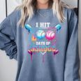 Baseball Ice Cream Drip I Hit 100 Days Of School Boys Kids Comfort Colors Sweatshirt Denim Baseball Ice Cream Drip I Hit 100 Days Of School Boys Kids Comfort Colors Sweatshirt Denim