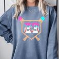 Baseball Ice Cream Drip Number 23 Player 23rd Birthday Comfort Colors Sweatshirt Denim Baseball Ice Cream Drip Number 23 Player 23rd Birthday Comfort Colors Sweatshirt Denim
