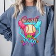 Baseball Ice Cream Drip Number 67 Player 67 Respect The Drip Comfort Colors Sweatshirt Denim