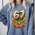 Baseball Ice Cream Drip Number 67 Playground Player 67th Comfort Colors Sweatshirt Denim Baseball Ice Cream Drip Number 67 Playground Player 67th Comfort Colors Sweatshirt Denim