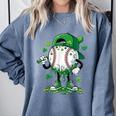 Baseball Icecream Apparel Youth Boy St Patrick's Day Comfort Colors Sweatshirt Denim