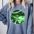 Baseball Irish Shamrock Lucky Clover St Patricks Day Boys Comfort Colors Sweatshirt Denim Baseball Irish Shamrock Lucky Clover St Patricks Day Boys Comfort Colors Sweatshirt Denim