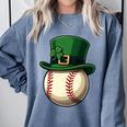 Baseball Leprechaun Hat Saint Patrick Retro Comfort Colors Sweatshirt Denim Baseball Leprechaun Hat Saint Patrick Retro Comfort Colors Sweatshirt Denim