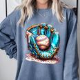 Baseball Lifestyle Apparel Youth Baseball Drip Ice Cream Comfort Colors Sweatshirt Denim Baseball Lifestyle Apparel Youth Baseball Drip Ice Cream Comfort Colors Sweatshirt Denim