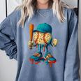 Baseball Lifestyle Youth Baseball Drip Icecream Comfort Colors Sweatshirt Denim Baseball Lifestyle Youth Baseball Drip Icecream Comfort Colors Sweatshirt Denim