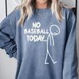 Baseball Lover Sad Stick No Baseball Today Comfort Colors Sweatshirt Denim Baseball Lover Sad Stick No Baseball Today Comfort Colors Sweatshirt Denim