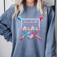 Baseball Mama Ice Cream Drip For Men Women Boy Kids Comfort Colors Sweatshirt Denim