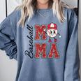 Baseball Mama Baseball Mom Game Day Senior Night Comfort Colors Sweatshirt Denim