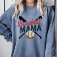 Baseball Mama Squad Proud Sports Mom Game Day Comfort Colors Sweatshirt Denim