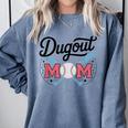 Baseball Mom – Proud Dugout Supporter Comfort Colors Sweatshirt Denim Baseball Mom – Proud Dugout Supporter Comfort Colors Sweatshirt Denim