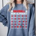 Baseball Mom Alphabet Parent Mama Player Game Sport Fan Comfort Colors Sweatshirt Denim Baseball Mom Alphabet Parent Mama Player Game Sport Fan Comfort Colors Sweatshirt Denim