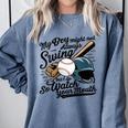 Baseball Mom My Boy Might Not Always Swing But I Do Comfort Colors Sweatshirt Denim Baseball Mom My Boy Might Not Always Swing But I Do Comfort Colors Sweatshirt Denim