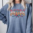Baseball Mom Coquette Bow Mommy Ice Cream Mother's Day Mom Comfort Colors Sweatshirt Denim Baseball Mom Coquette Bow Mommy Ice Cream Mother's Day Mom Comfort Colors Sweatshirt Denim