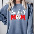 Baseball Mom Cute Letter Print Women Cute Mother's Day Comfort Colors Sweatshirt Denim Baseball Mom Cute Letter Print Women Cute Mother's Day Comfort Colors Sweatshirt Denim