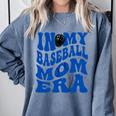 In My Baseball Mom Ear Blue Comfort Colors Sweatshirt Denim In My Baseball Mom Ear Blue Comfort Colors Sweatshirt Denim