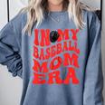 In My Baseball Mom Era Red Comfort Colors Sweatshirt Denim In My Baseball Mom Era Red Comfort Colors Sweatshirt Denim