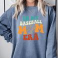 In My Baseball Mom Era Baseball Retro Groovy Mom Comfort Colors Sweatshirt Denim In My Baseball Mom Era Baseball Retro Groovy Mom Comfort Colors Sweatshirt Denim