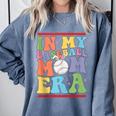 In My Baseball Mom Era Tee Bunny Ears Rabbit Baseball Comfort Colors Sweatshirt Denim