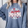 Baseball Mom Era For Women Player Mother Comfort Colors Sweatshirt Denim