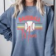 BASEBALL MOM Fun RETRO LOOK Comfort Colors Sweatshirt Denim BASEBALL MOM Fun RETRO LOOK Comfort Colors Sweatshirt Denim