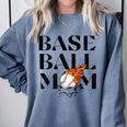 Baseball Mom Game Day Game Day Comfort Colors Sweatshirt Denim