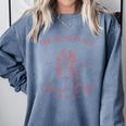 Baseball Mom Home Plate Social Club Mother's Day Comfort Colors Sweatshirt Denim