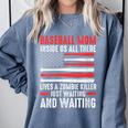 Baseball Mom Inside Us All There Lives a Zombie Sport Comfort Colors Sweatshirt Denim Baseball Mom Inside Us All There Lives a Zombie Sport Comfort Colors Sweatshirt Denim
