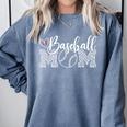 Baseball Mom Leopard Game Day Comfort Colors Sweatshirt Denim Baseball Mom Leopard Game Day Comfort Colors Sweatshirt Denim